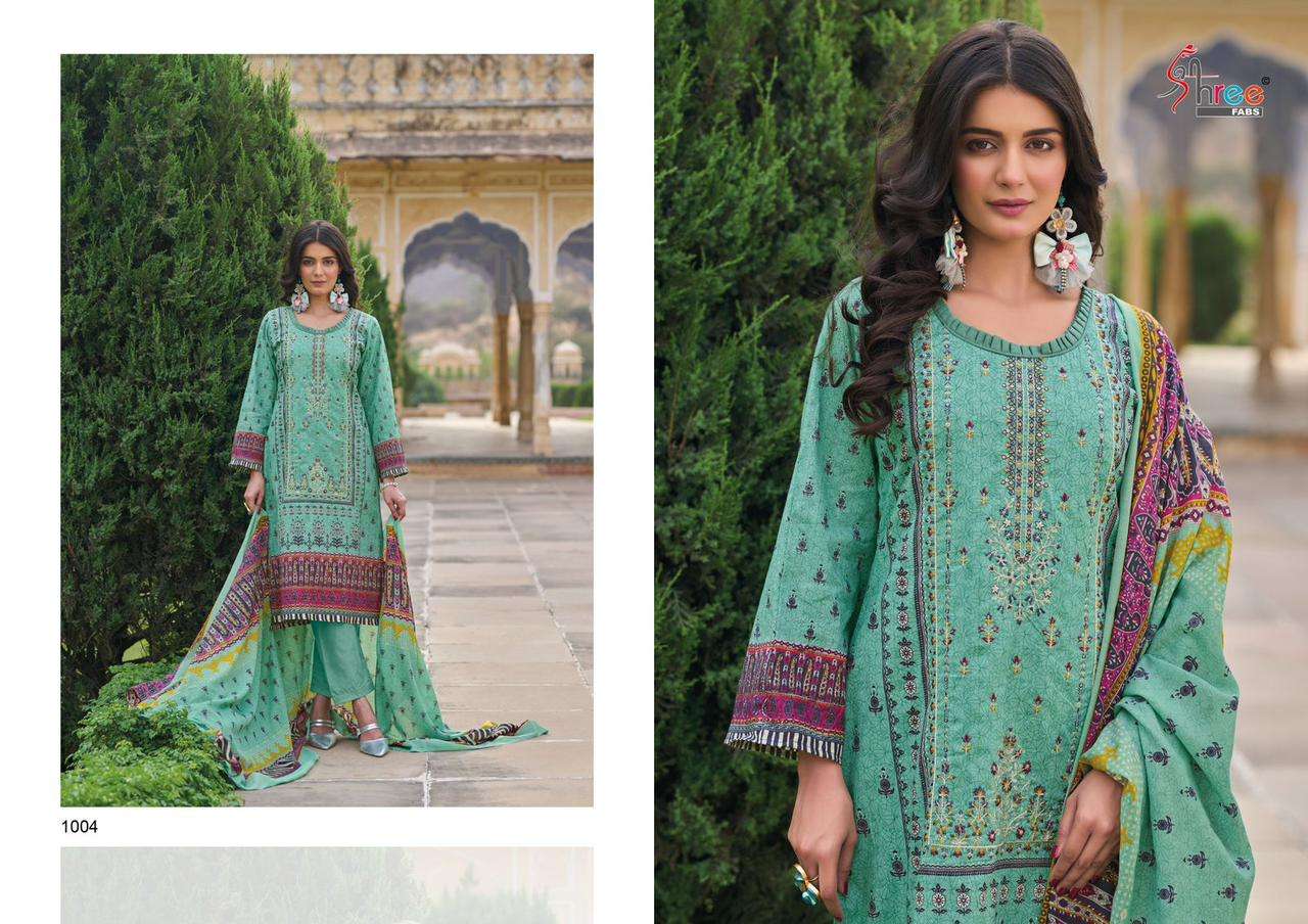 Shree Shanaya Cotton Dupatta Salwar Kameez Wholesale catalog