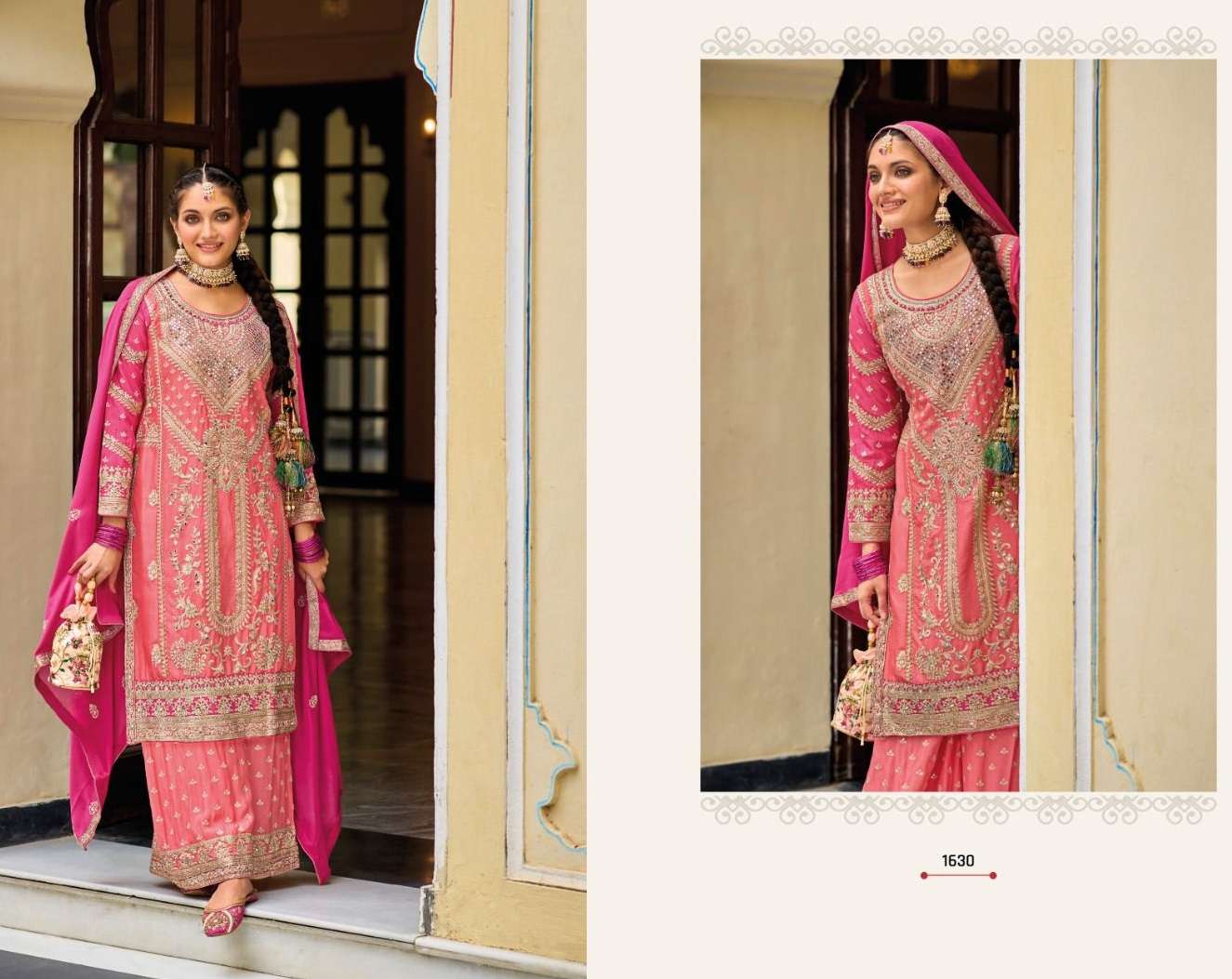 Surili 1630 To 1633 Chinon Embroidered Salwar Kameez Wholesale catalog