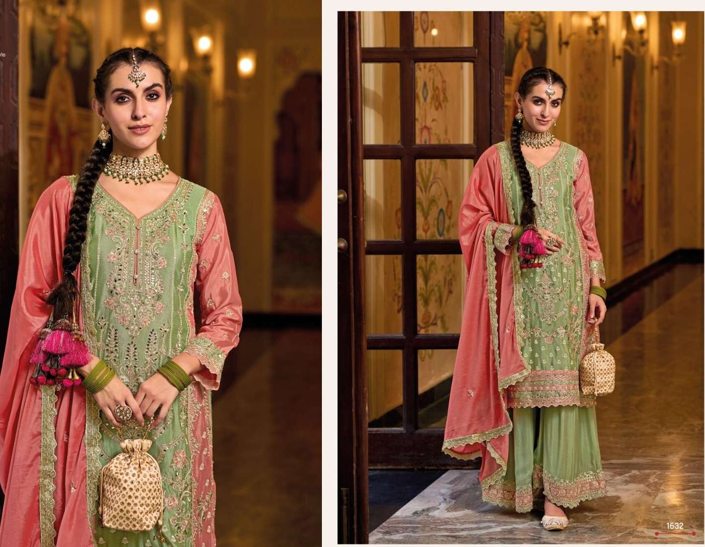 Surili 1630 To 1633 Chinon Embroidered Salwar Kameez Wholesale catalog