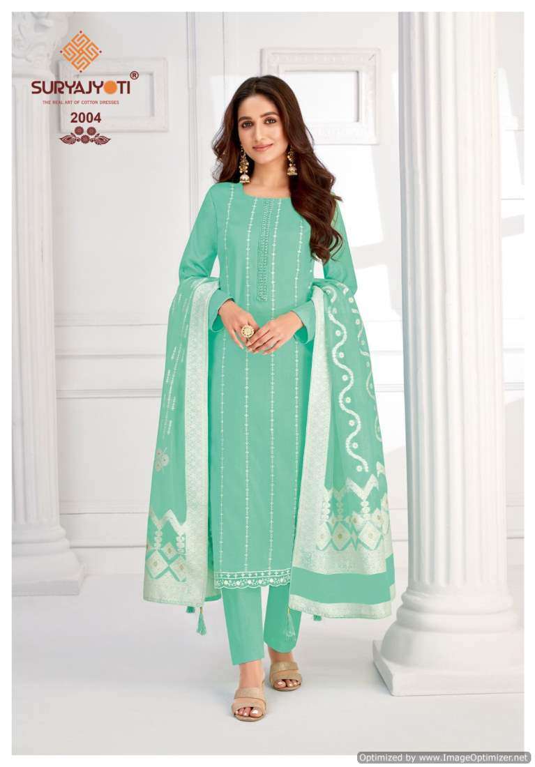 Suryajyoti Khanak Advance Vol-2 – Dress Material - Wholesale Catalog