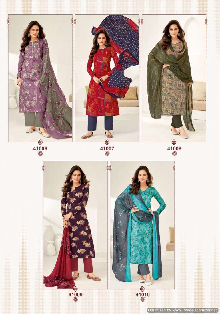 Suryajyoti Naishaa Vol-41 – Dress Material - Wholesale Catalog