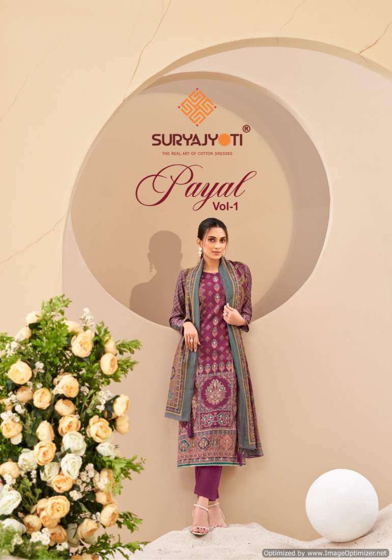 Suryajyoti Payal Vol-1 – Dress Material - Wholesale Catalog