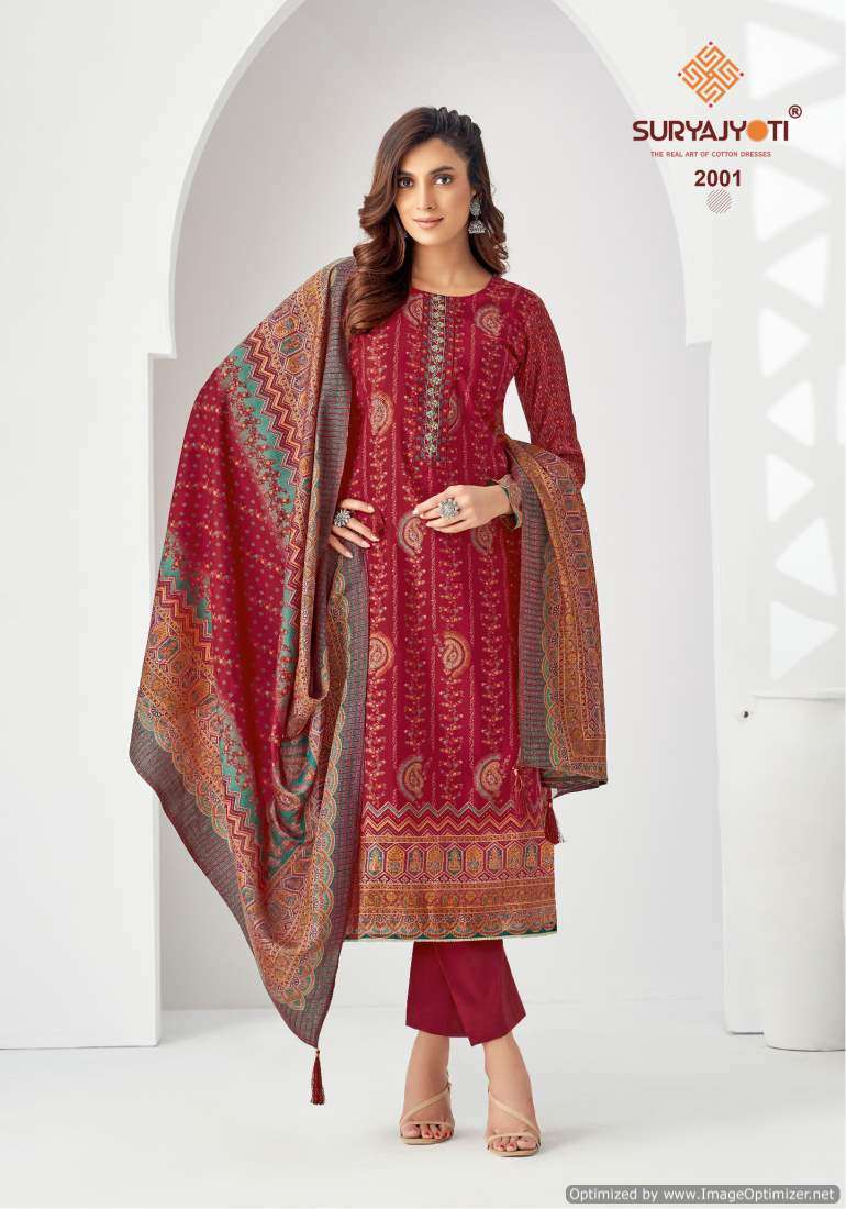 Suryajyoti Pushpa Vol-2 -Dress Material - Wholesale Catalog