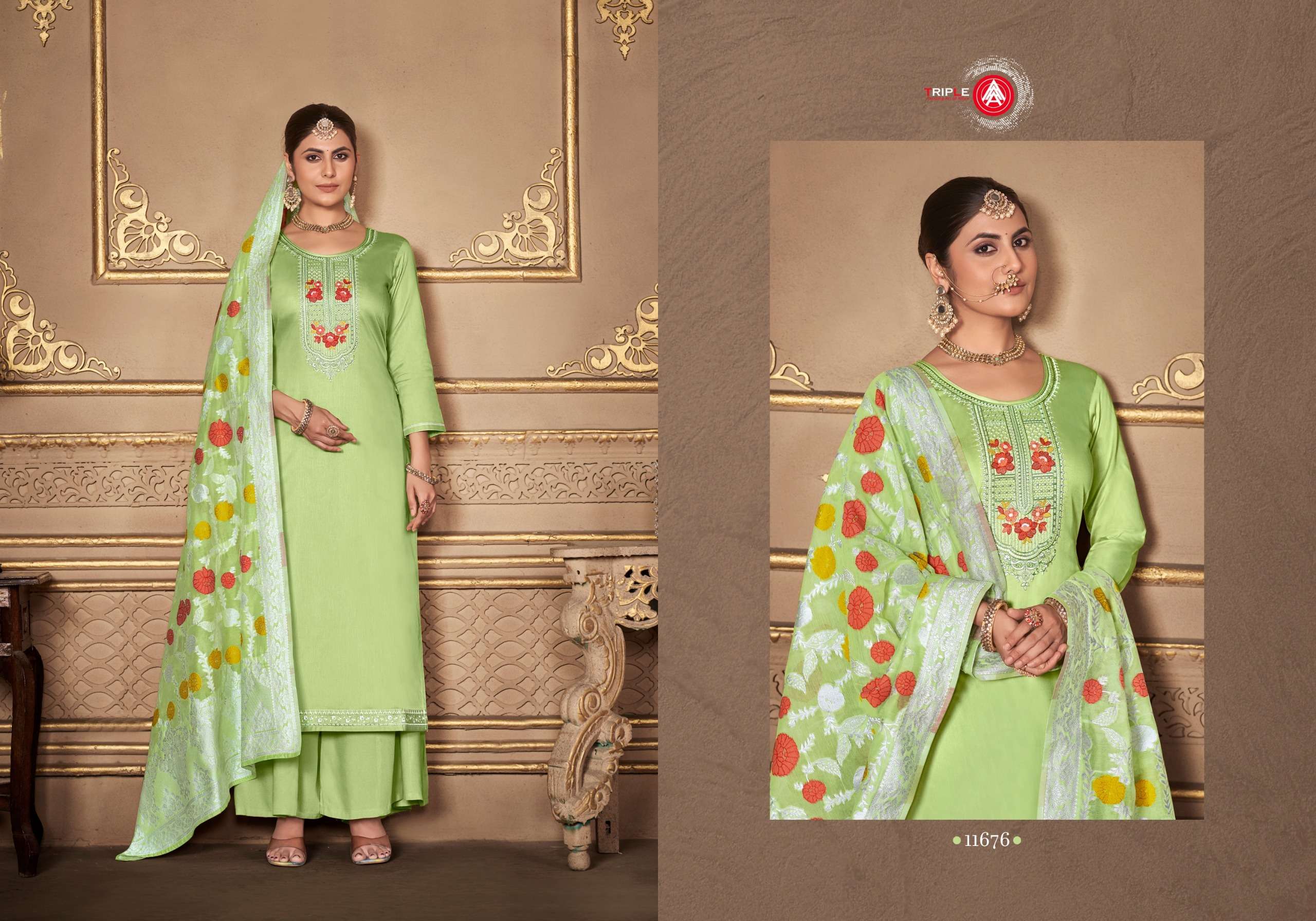 Triple Aaa Aas Edition 6 Jam Cotton Salwar Suits Wholesale catalog