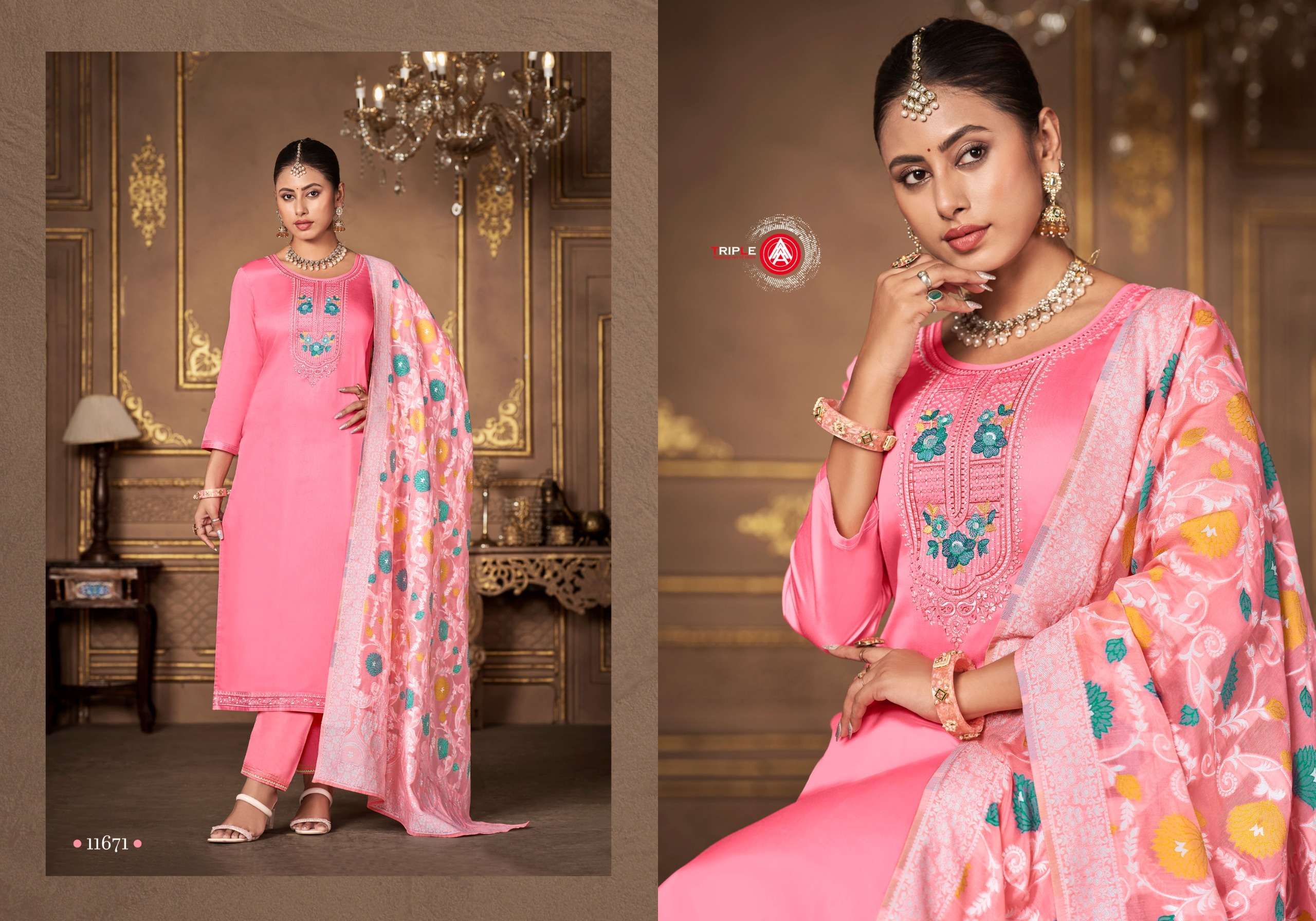 Triple Aaa Aas Edition 6 Jam Cotton Salwar Suits Wholesale catalog