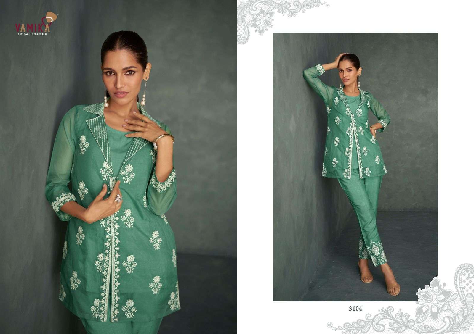 Vamika Rabya Vol-1 Co-ord set Western Wear Wholesale catalog