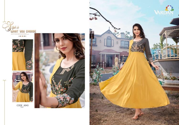 Vardan Designer Ravia Vol-1 Kurti Wholesale catalog