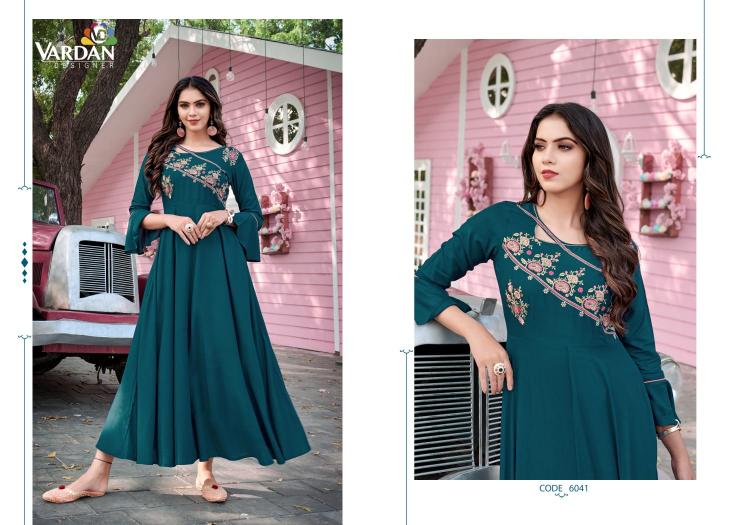 Vardan Designer Ravia Vol-1 Kurti Wholesale catalog