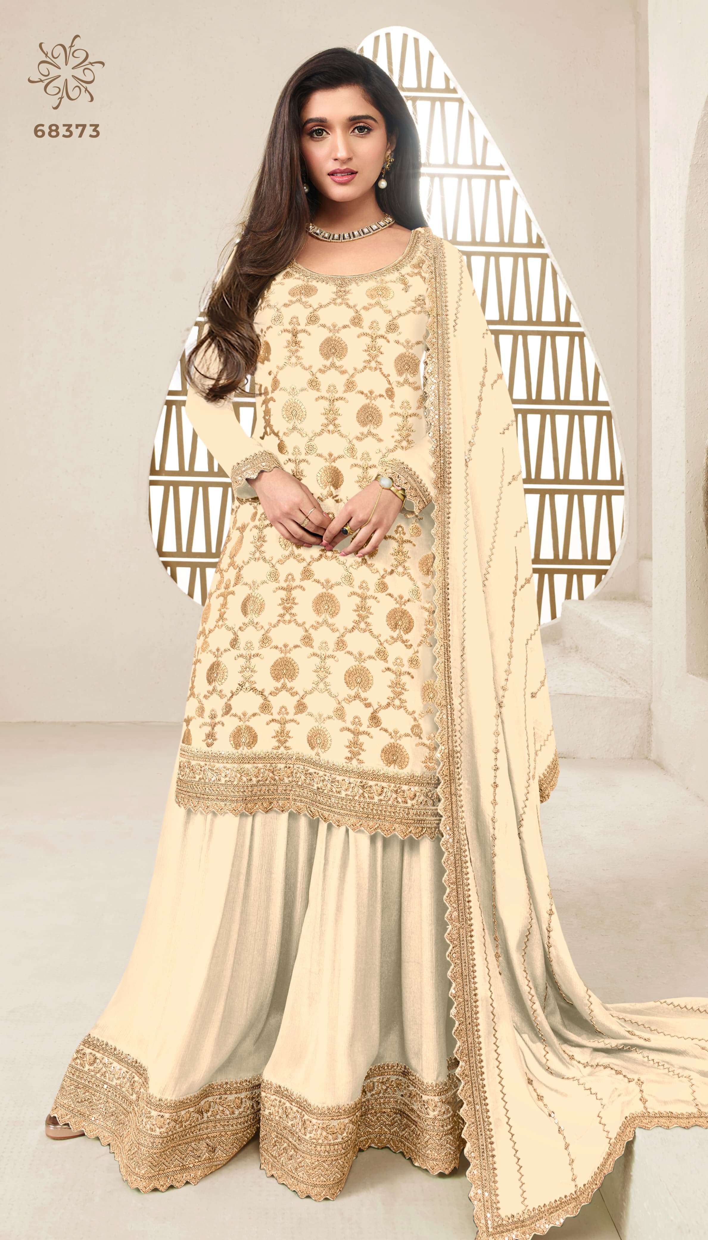 Vinay Kuleesh Karva Colour Plus Embroidered Salwar Kameez Wholesale catalog