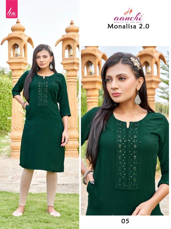 Aanchi MONALISA Kurti Wholesale catalog