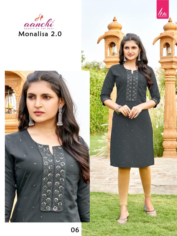 Aanchi MONALISA Kurti Wholesale catalog