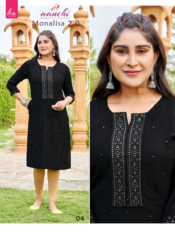 Aanchi MONALISA Kurti Wholesale catalog