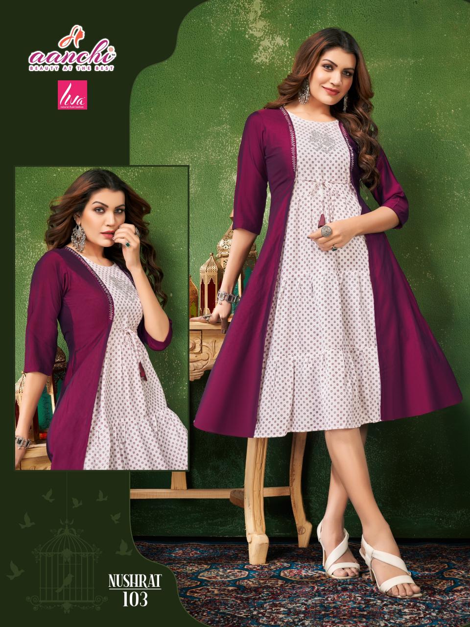 Aanchi NUSHRAT Kurti Wholesale catalog