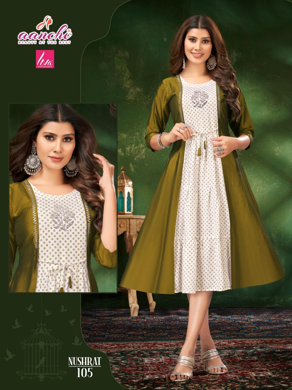 Aanchi NUSHRAT Kurti Wholesale catalog