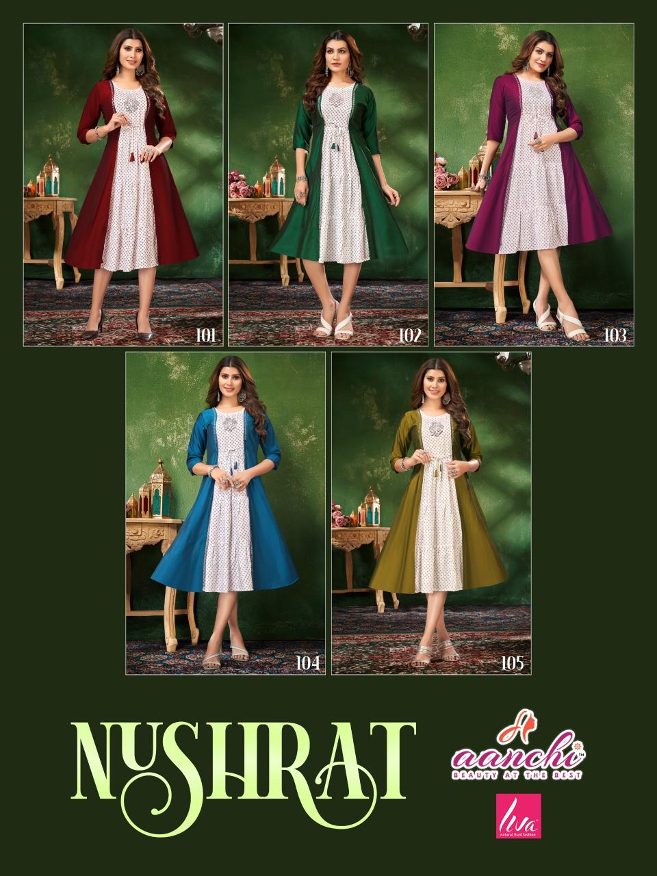 Aanchi NUSHRAT Kurti Wholesale catalog