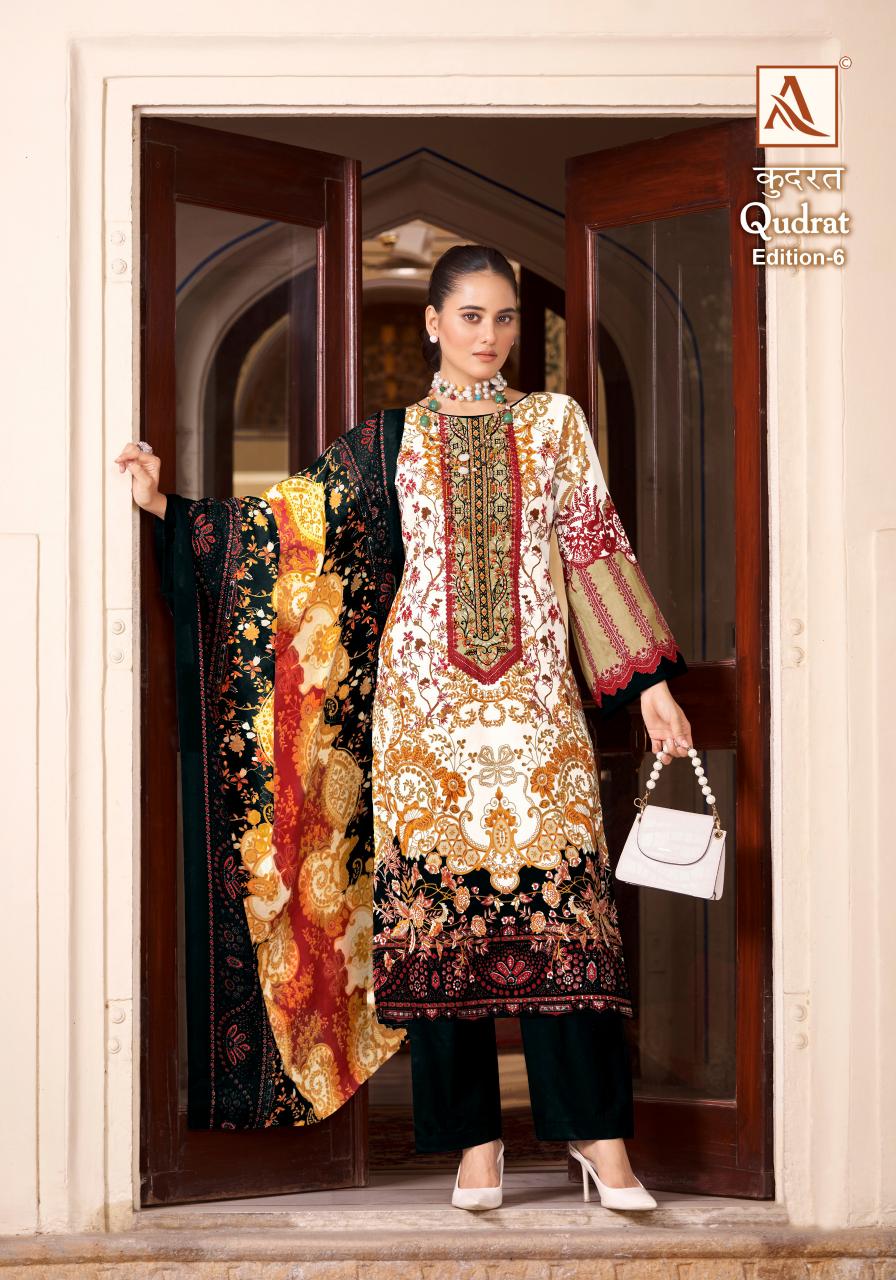 Alok Suit QUDRAT-6 Dress Materials Wholesale catalog