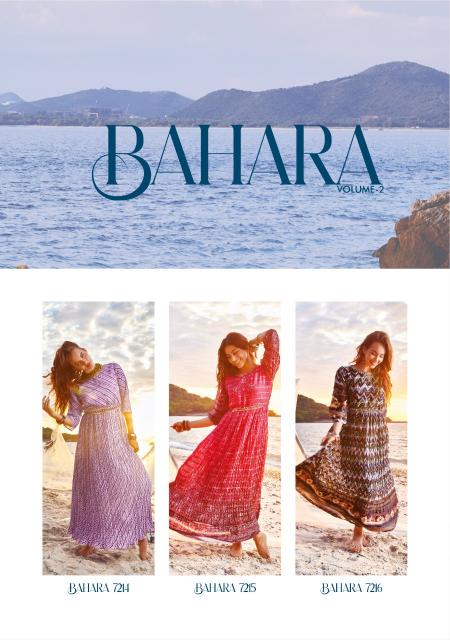 Anju Fabrics Bahara vol -2 Kurti Wholesale catalog