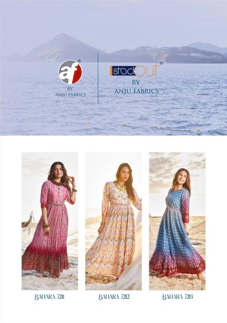 Anju Fabrics Bahara vol -2 Kurti Wholesale catalog