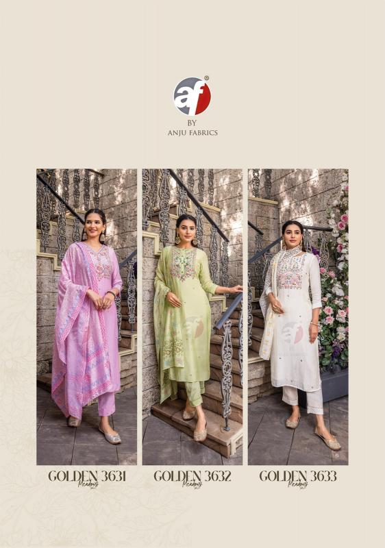 Anju Fabrics Golden Meadows vol -3 Kurti Wholesale catalog