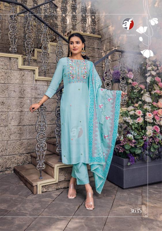 Anju Fabrics Golden Meadows vol -3 Kurti Wholesale catalog