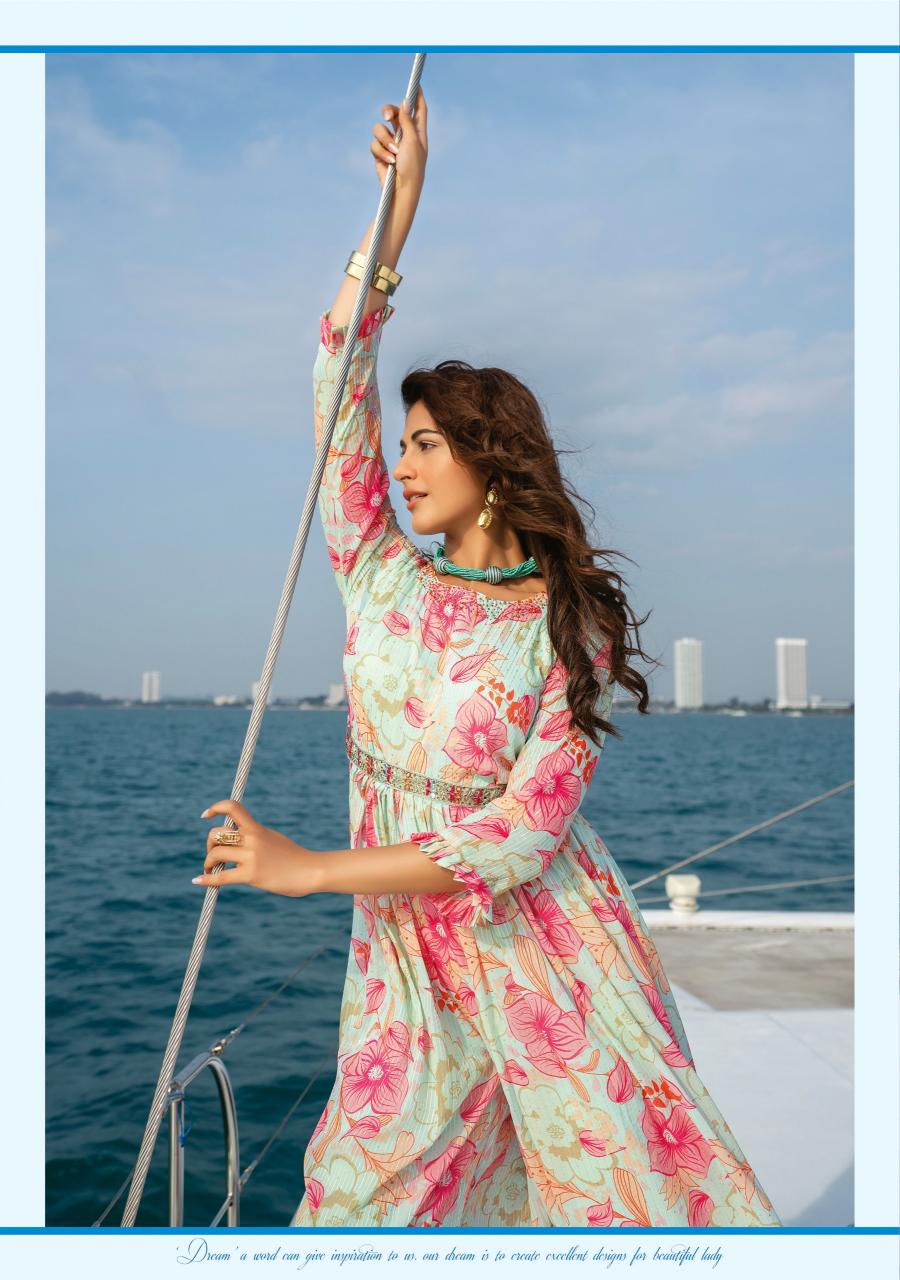 Anju Fabrics Jumping jill Kurti Wholesale catalog