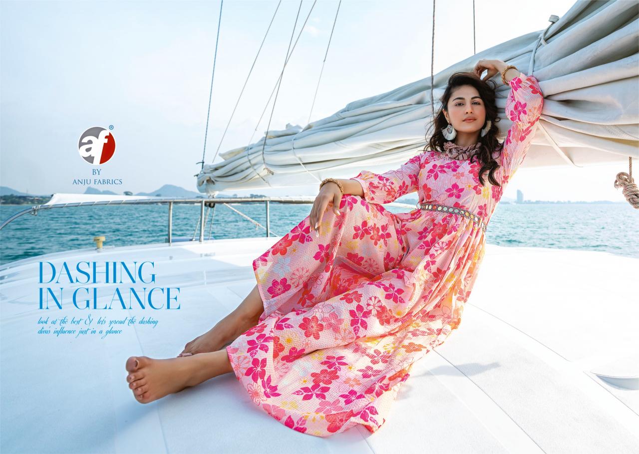 Anju Fabrics Jumping jill Kurti Wholesale catalog