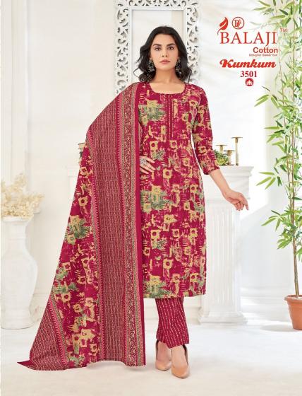 Balaji Kumkum Vol-35 – Dress Material - Wholesale Catalog