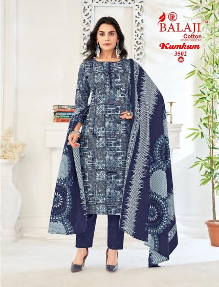 Balaji Kumkum Vol-35 – Dress Material - Wholesale Catalog