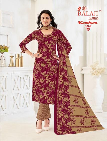 Balaji Kumkum Vol-35 – Dress Material - Wholesale Catalog