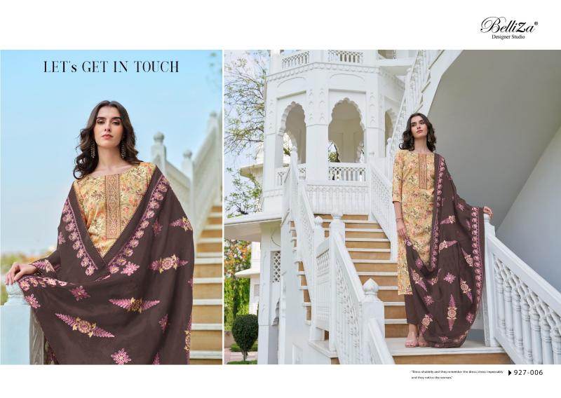 Belliza Alisha 2 Cotton Digital Printed Dress Material Wholesale catalog