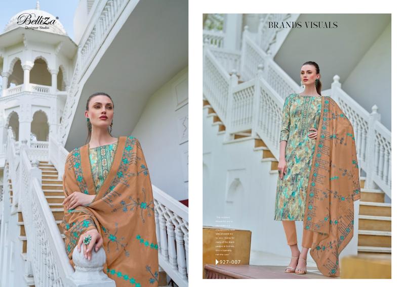 Belliza Alisha 2 Cotton Digital Printed Dress Material Wholesale catalog