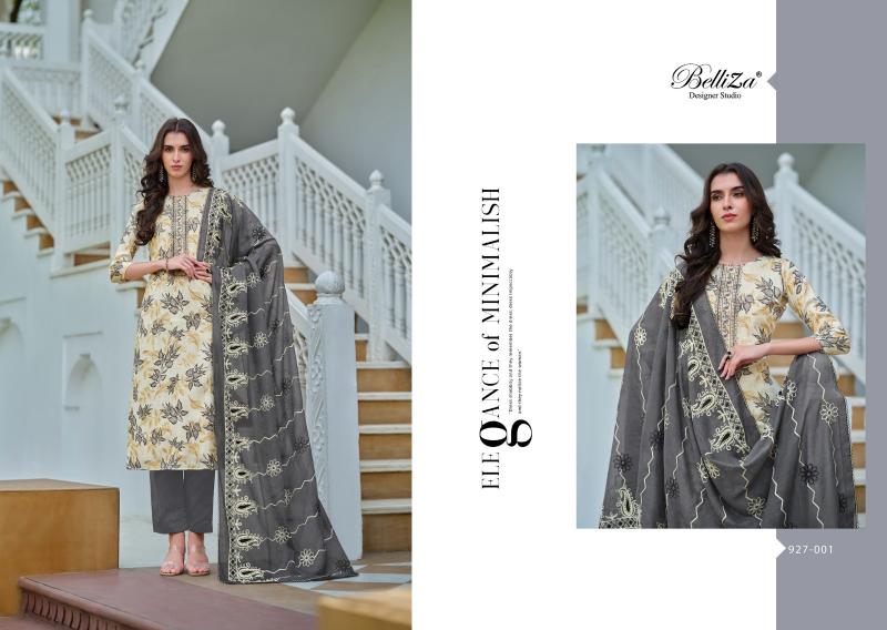 Belliza Alisha 2 Cotton Digital Printed Dress Material Wholesale catalog