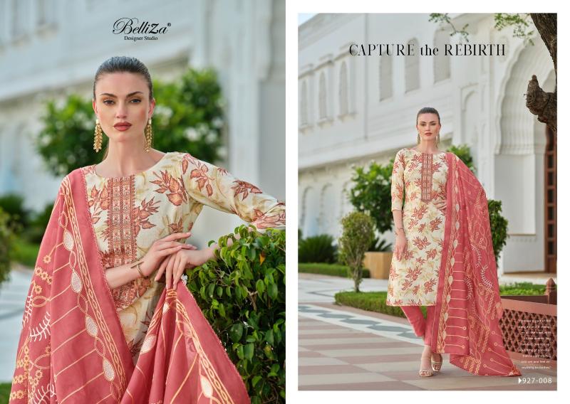 Belliza Alisha 2 Cotton Digital Printed Dress Material Wholesale catalog