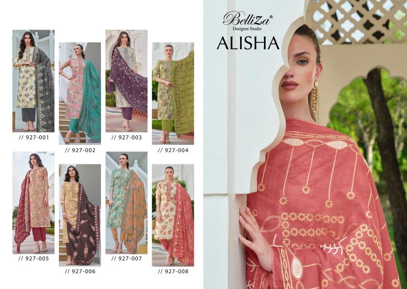 Belliza Alisha 2 Cotton Digital Printed Dress Material Wholesale catalog