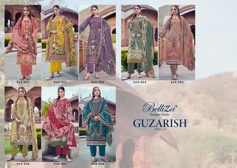 Belliza Guzarish Vol 11 Cotton Printed Dress Material Wholesale catalog