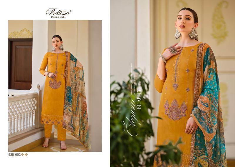 Belliza Jashn E Ishq Vol 9 Cotton Embroidered Dress Material Wholesale catalog