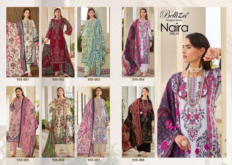 Belliza Naira Vol 57 Cotton Printed Dress Material Wholesale catalog