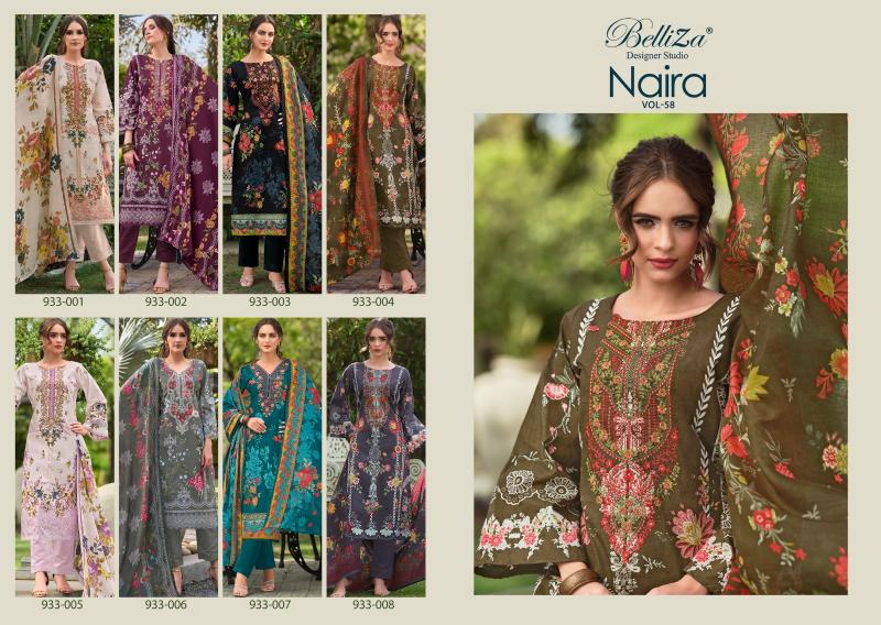 Belliza Naira Vol 58 Cotton Printed Dress Material Wholesale catalog