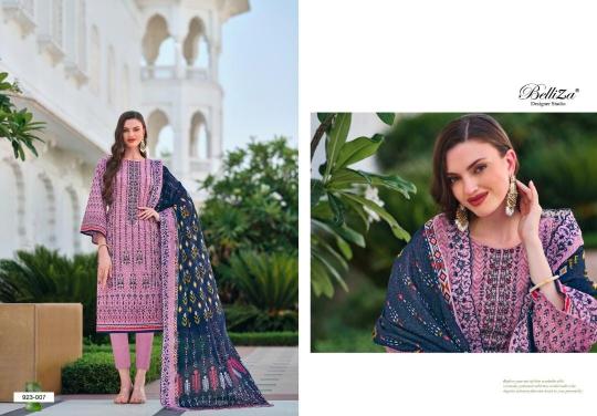 Belliza Zubiya Cotton Digital Printed Dress Material Wholesale catalog