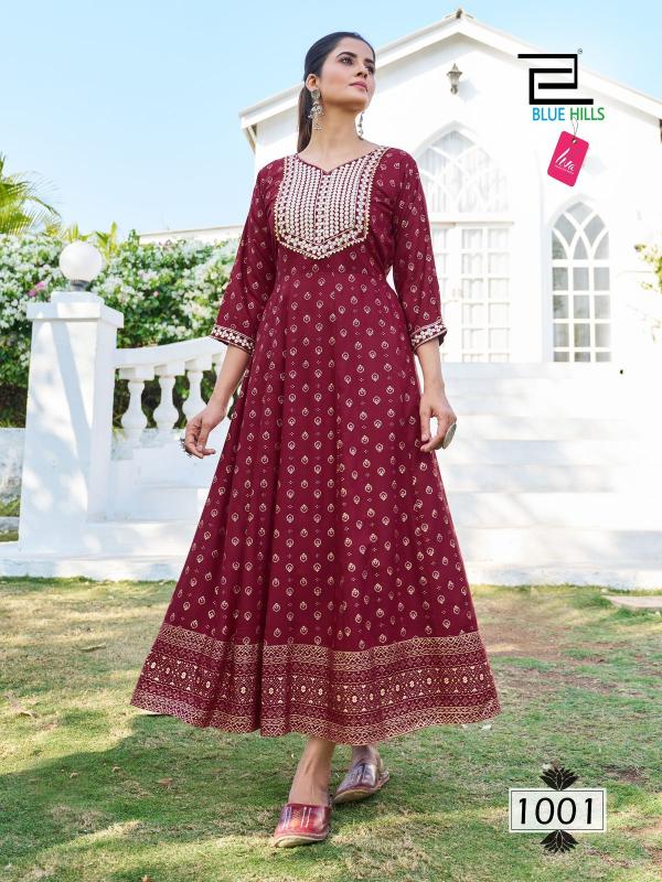 BLUE HILLS BLOCK BUSTER NX Kurti Wholesale catalog