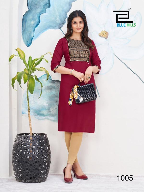 Blue Hills CADBURY Kurti Wholesale catalog