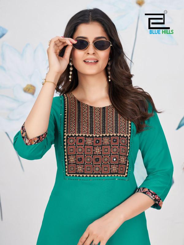 Blue Hills CADBURY Kurti Wholesale catalog