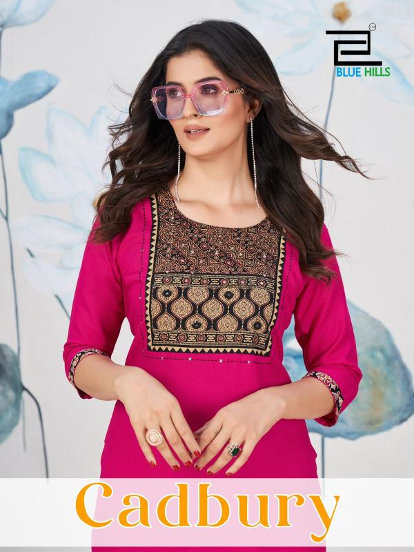 Blue Hills CADBURY Kurti Wholesale catalog