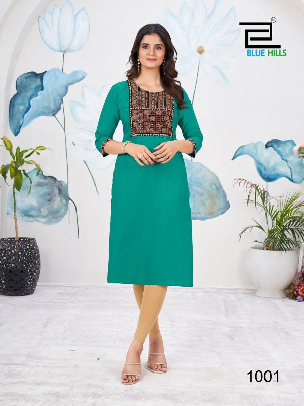 Blue Hills CADBURY Kurti Wholesale catalog