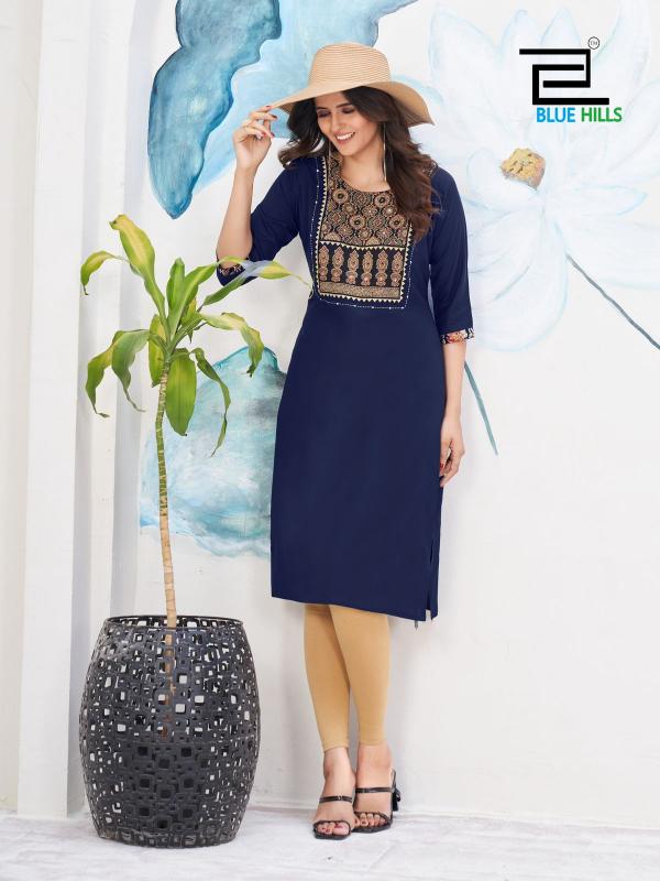 Blue Hills CADBURY Kurti Wholesale catalog