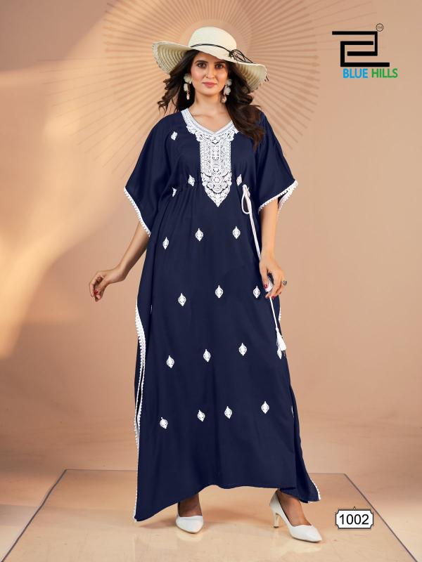 Blue Hills HONEY KAFTAN Kurti Wholesale catalog