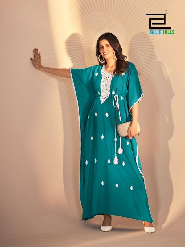 Blue Hills HONEY KAFTAN Kurti Wholesale catalog