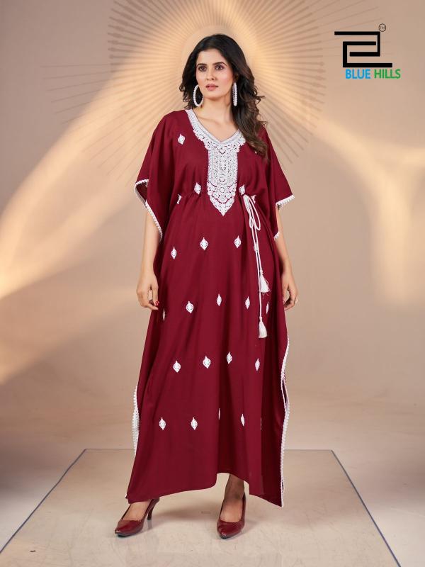 Blue Hills HONEY KAFTAN Kurti Wholesale catalog