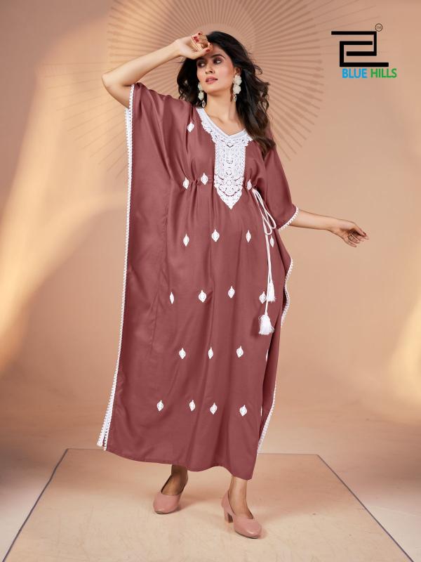 Blue Hills HONEY KAFTAN Kurti Wholesale catalog