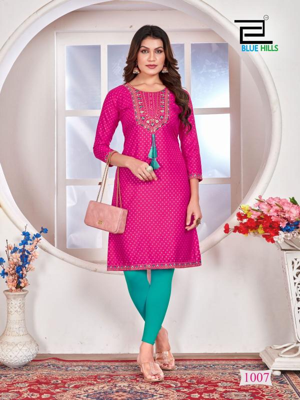 BLUE HILLS Priya Kurti Wholesale catalog